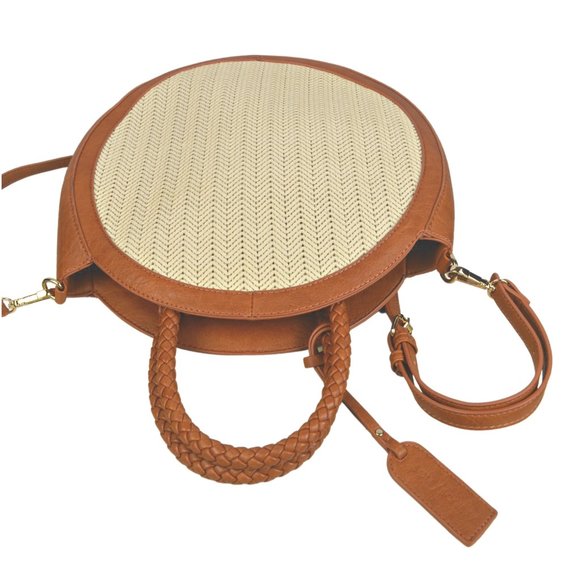 Sole/Society Circular Vegan Leather Handbag "Very Nice!" - Picture 3 of 5